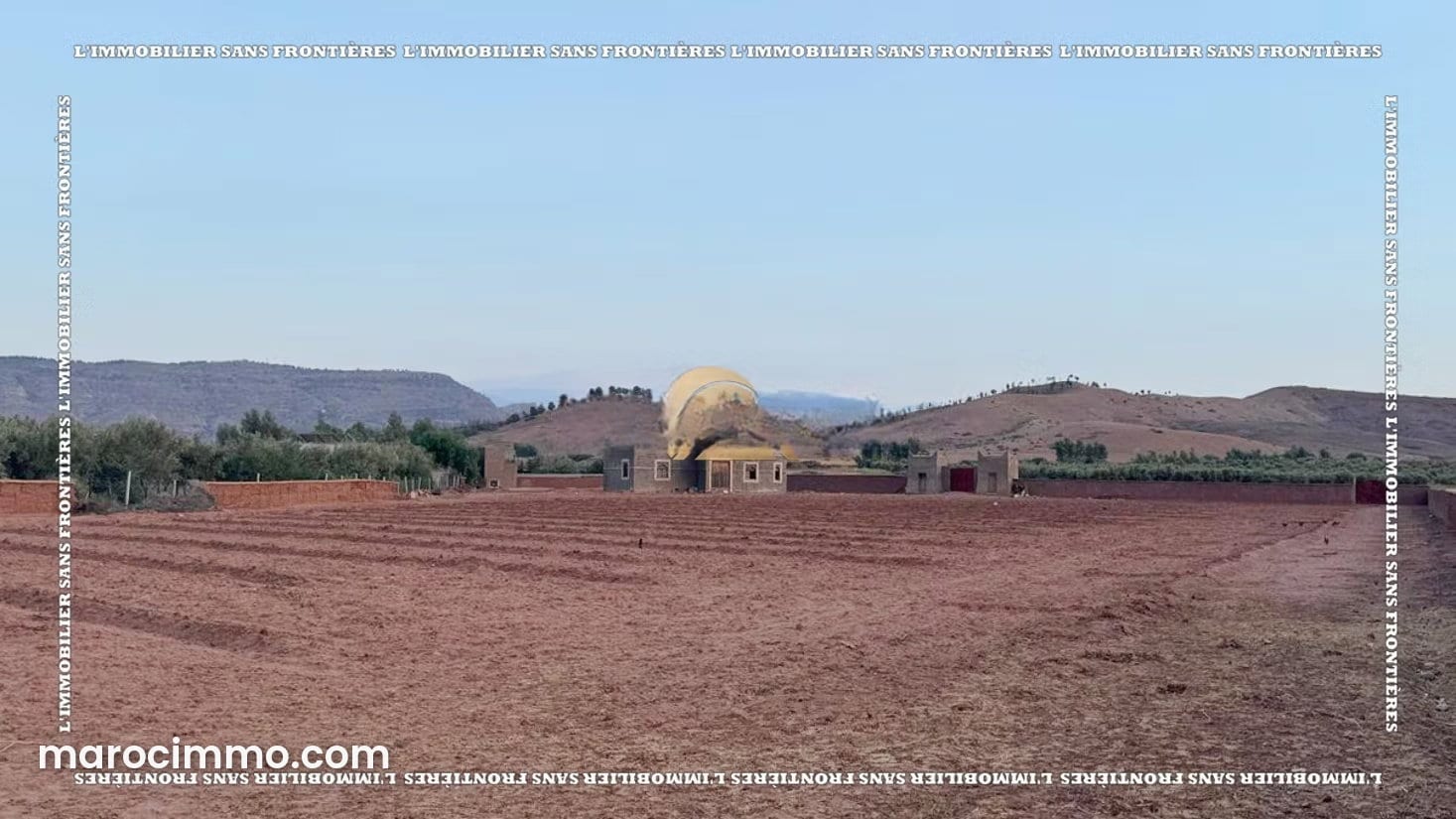 Villa semi-finie sur terrain de 1,4 ha, Route d'Aït Ourir, photo 4 sur 13