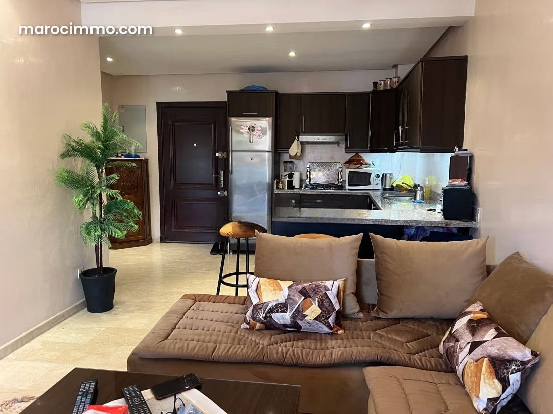Appartement meublé de 63 m² avec terrasse à Guéliz, photo 2 sur 13