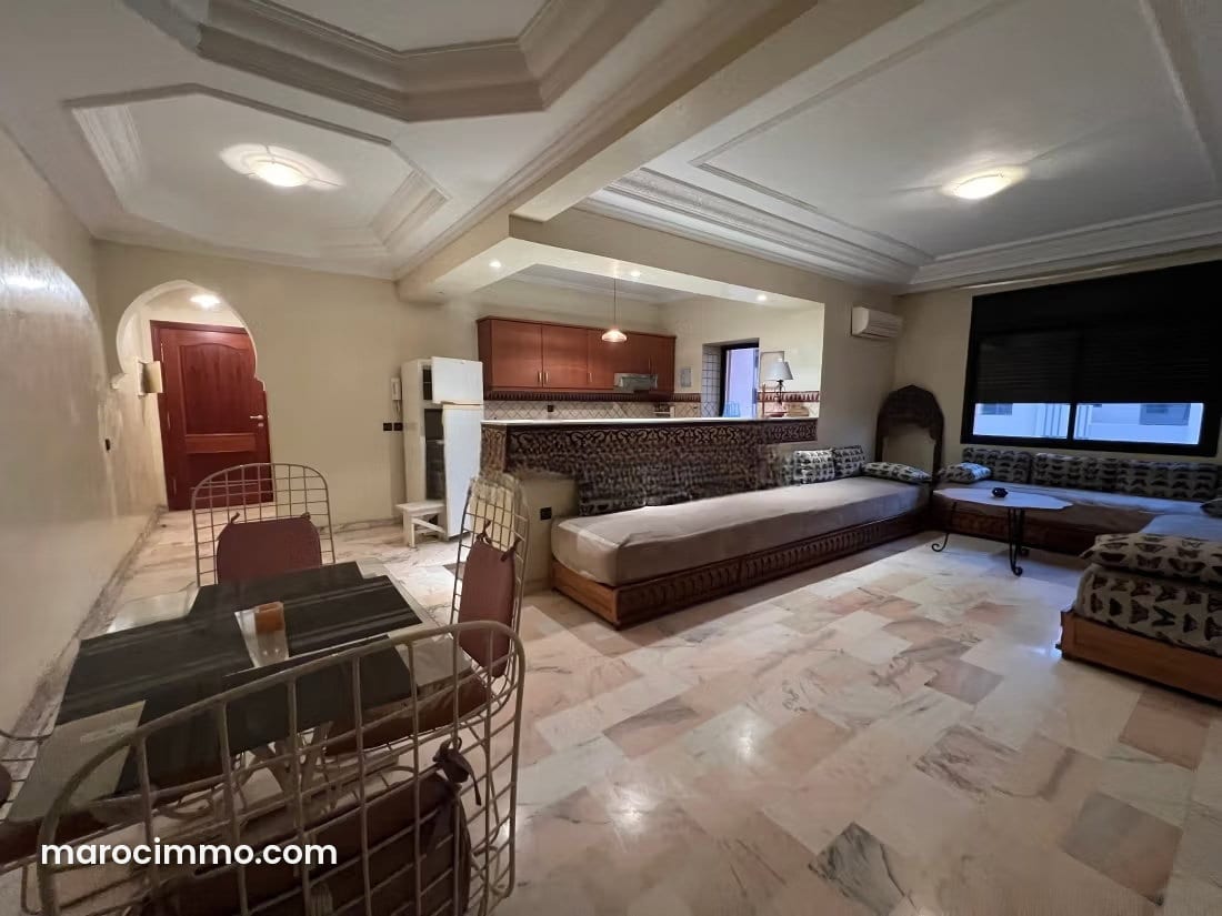 Appartement meublé de 3 pièces à Guéliz, photo 3 sur 8