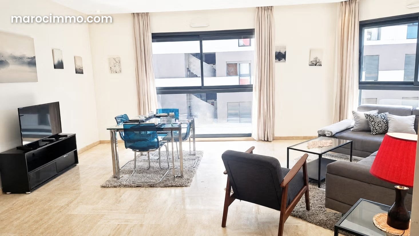 Appartement de 2 chambres à Casablanca Finance City, photo 2 sur 8