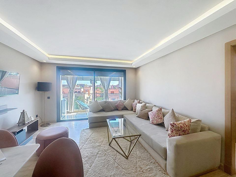 TRÈS BEL APPARTEMENT À LOUER – HIVERNAGE, MARRAKECH, photo 3 sur 3