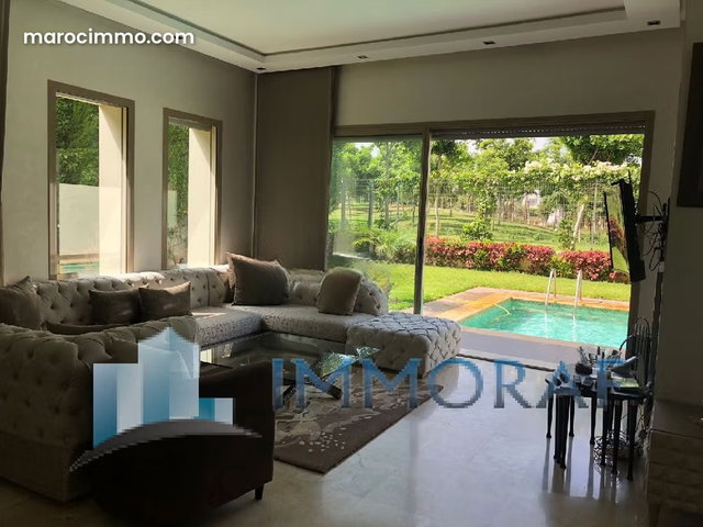 Location Villa meublée Bouskoura Casablanca — 3