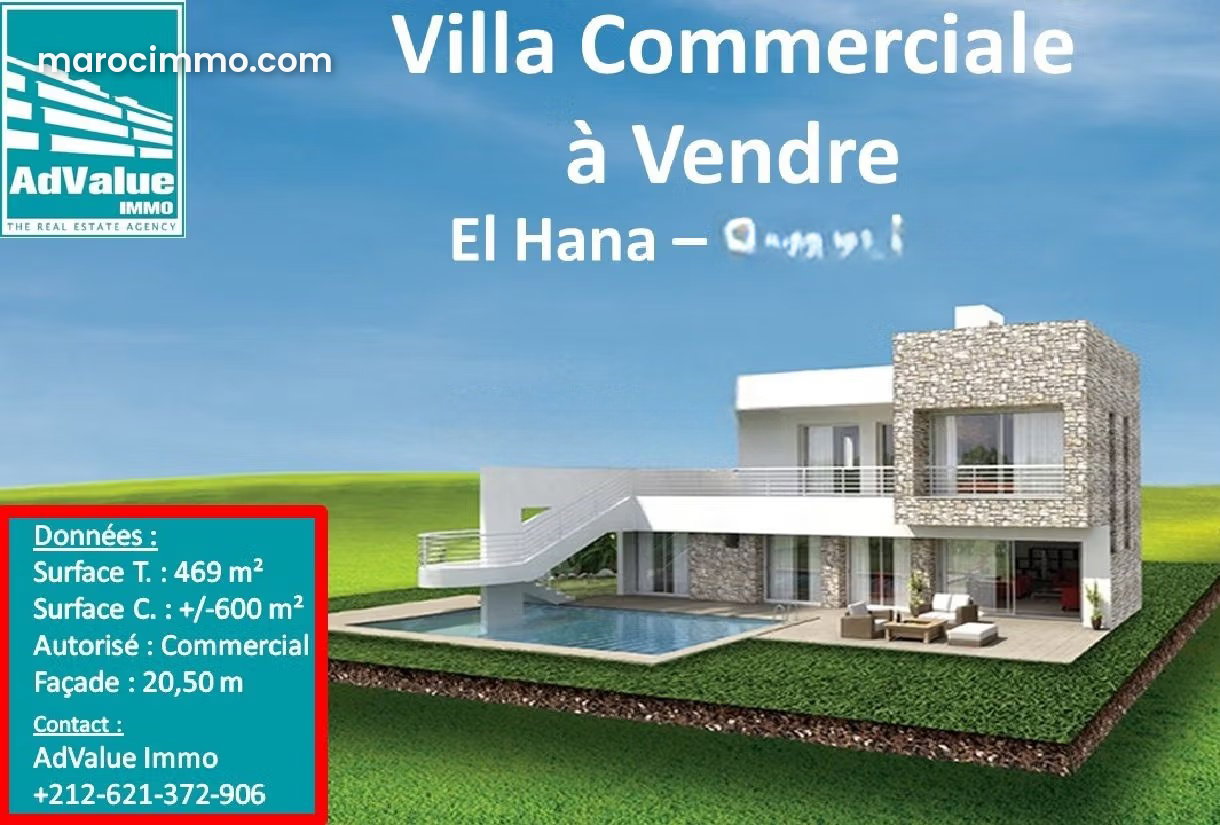 Villa 600 m² Longchamps, Casablanca, idéale usage mixte — Casablanca