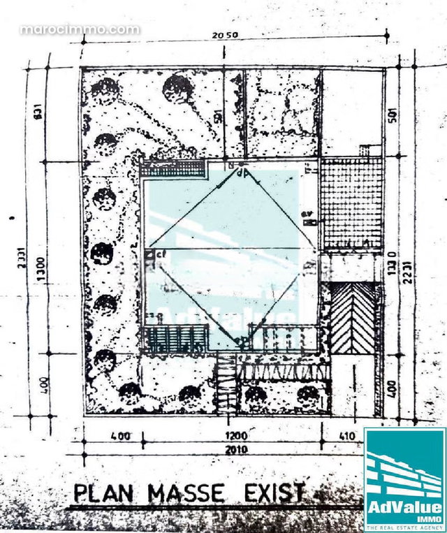 DV. 377: Villa Commerciale à El Hana de 469 m²: — 2