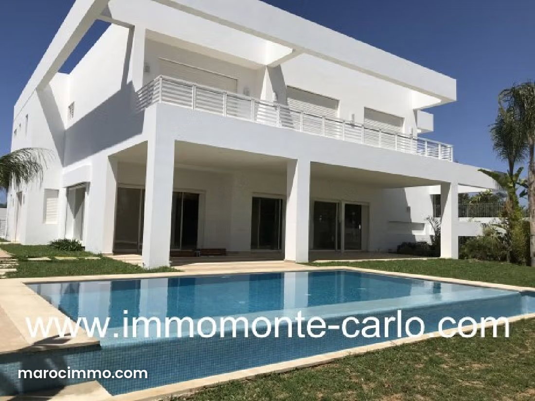 1,800 sqm Villa with Pool for Rent, Souissi, Rabat — Rabat