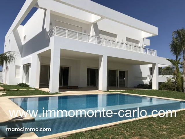 Luxury New Villa for Rent with Pool — Rabat