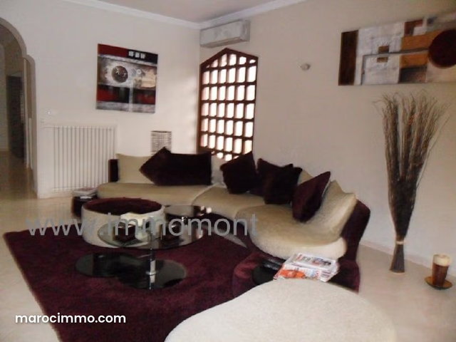 Location villa haut standing à Rabat avec piscine — 2