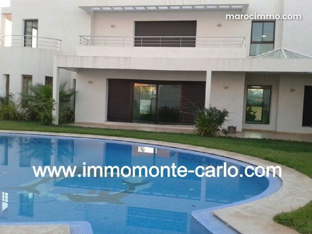 Villa neuve haut standing à louer au quartier Sou — Rabat