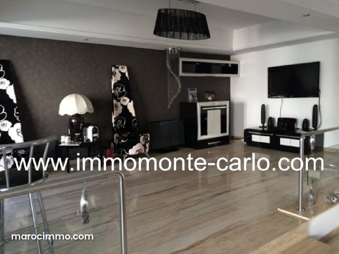 Furnished 200 m² Apartment, 4 Bedrooms, Agdal, Rabat — Rabat
