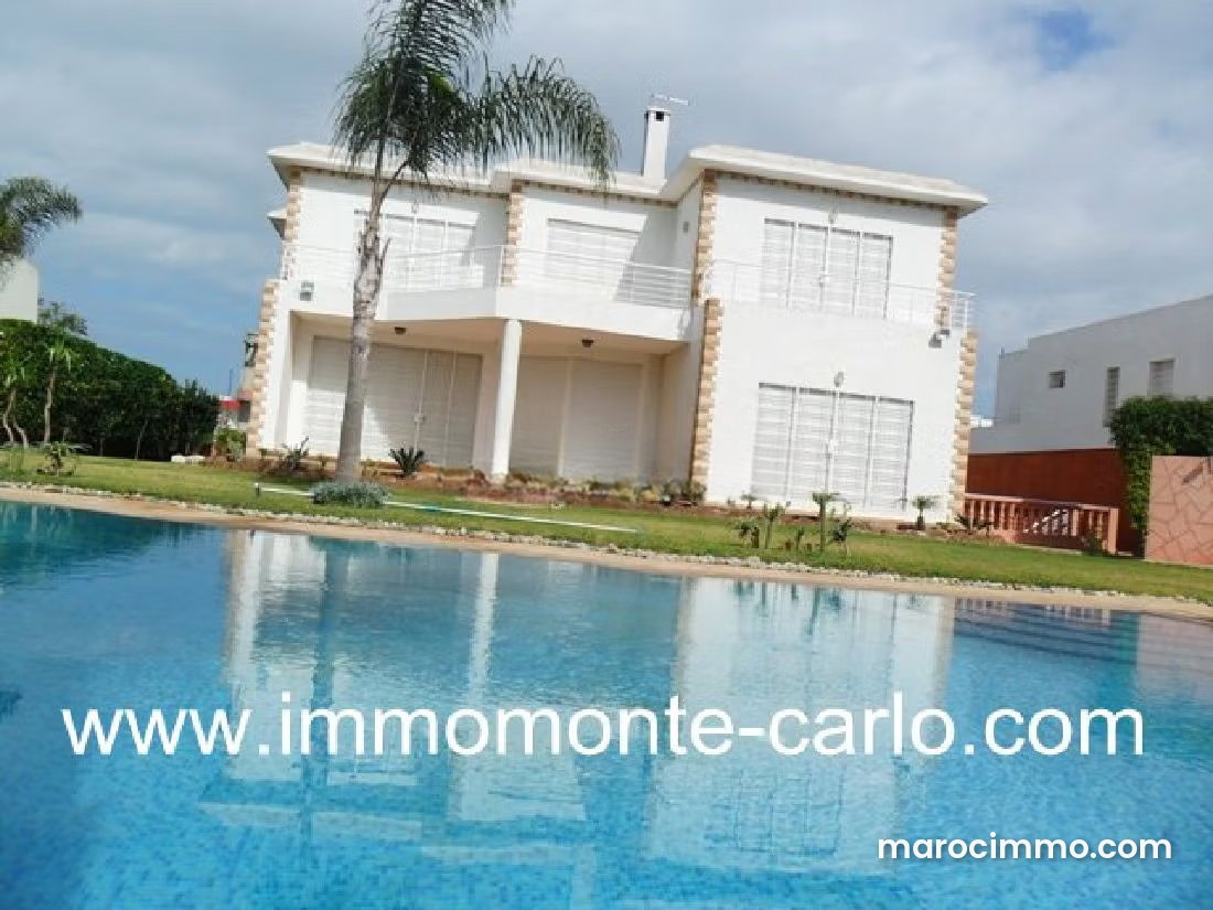 500 m² Villa with Pool and Garden for Rent, Souissi, Rabat — Rabat