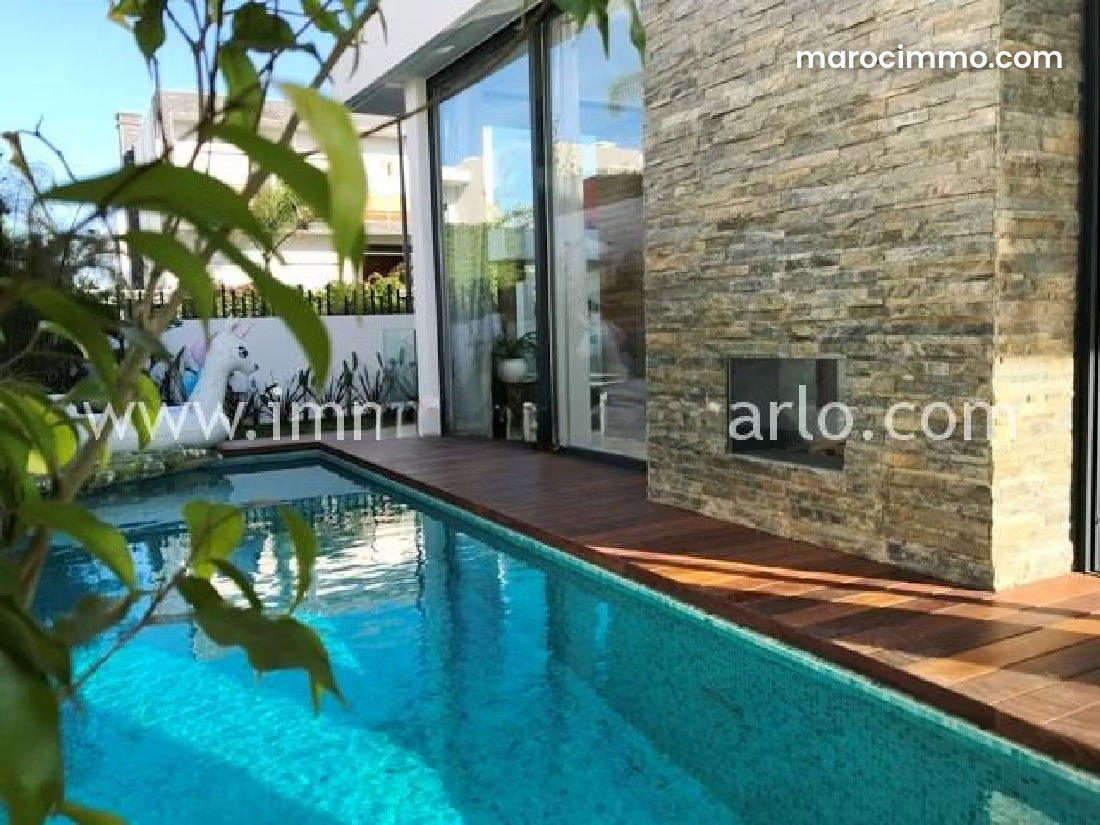 304 m² Villa with Pool and 1,000 m² Garden, Hay Riad, Rabat — Rabat