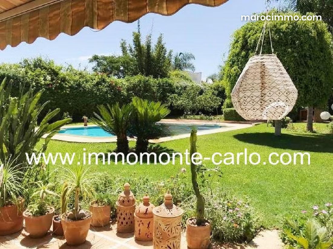 430 m² Villa with Swimming Pool and 2,000 m² Garden, Souissi, Rabat — Rabat