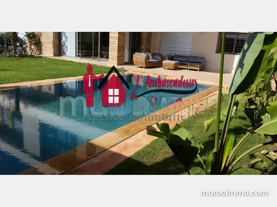 Villa contemporaine 781 m², piscine et jardin, Anfa Casablanca — Casablanca