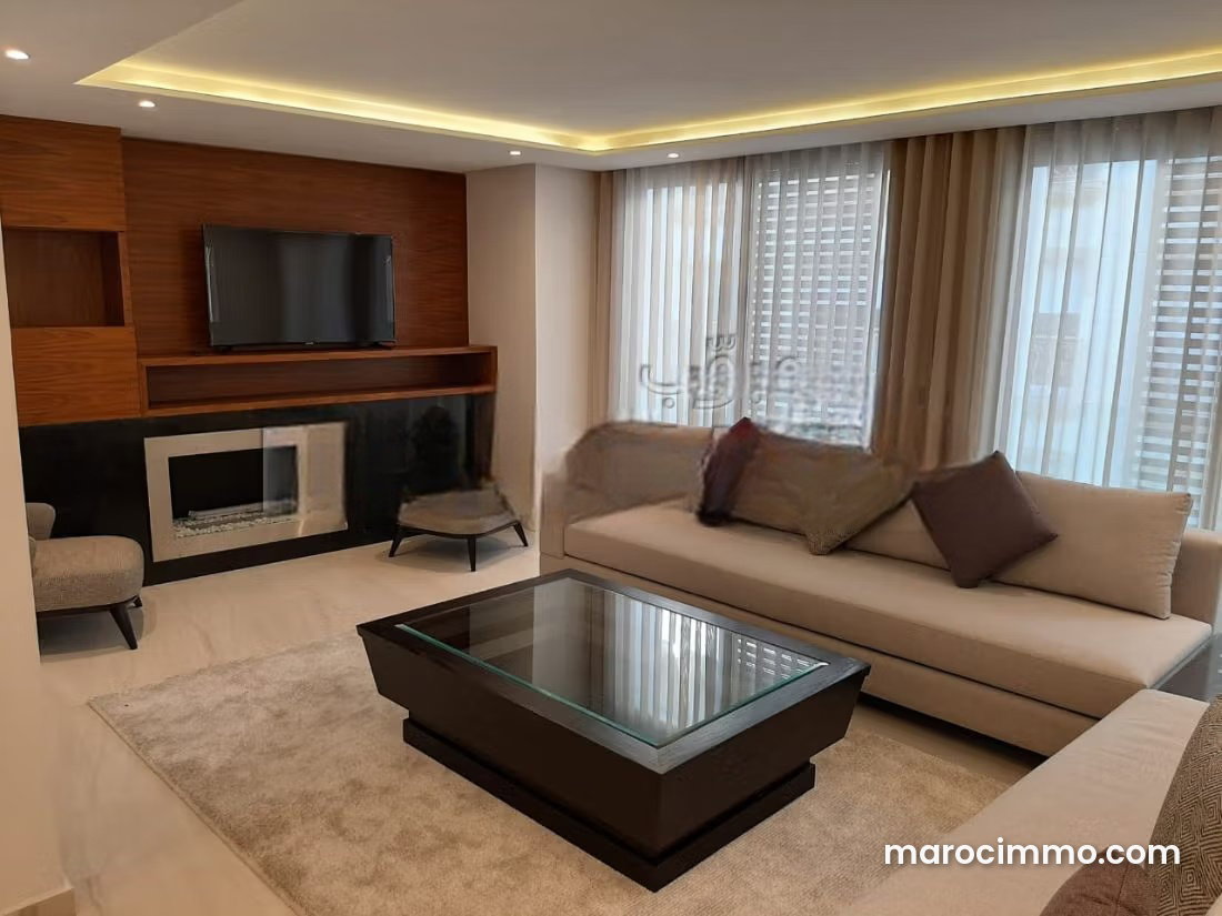 Appartement meublé 187 m² à louer à Racine Casablanca — Casablanca