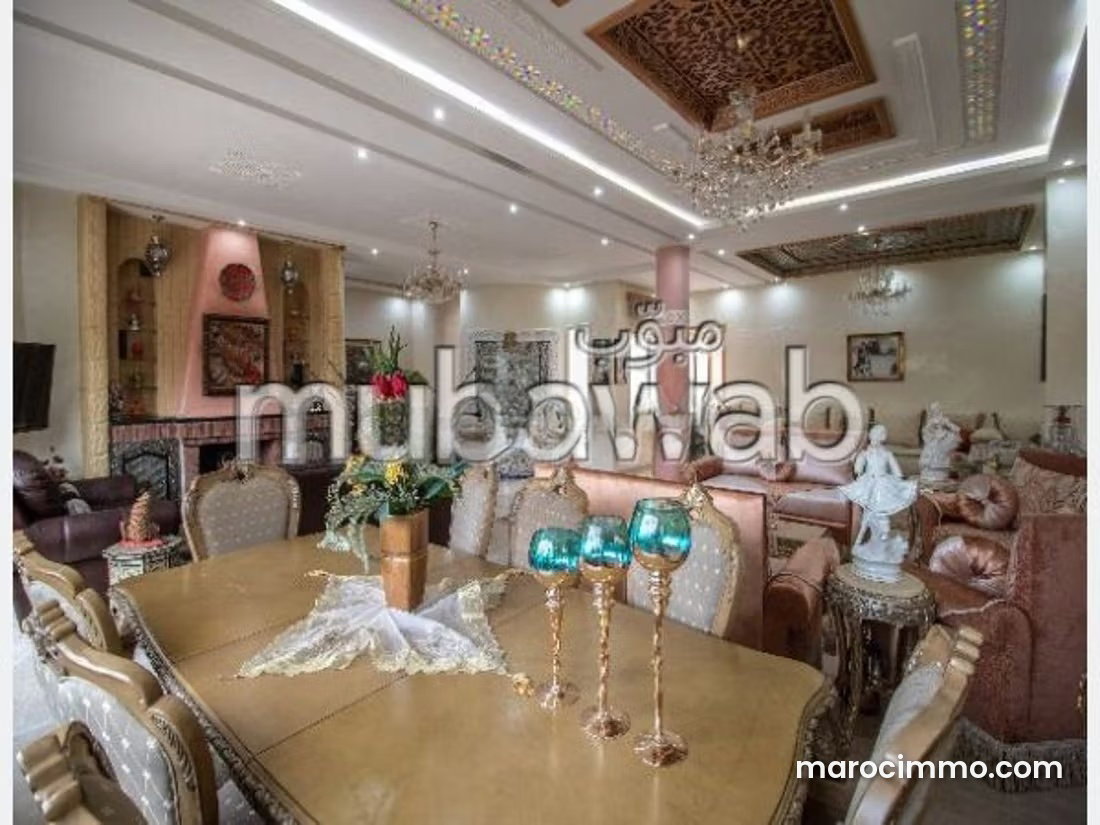 223 m² Furnished Villa with Panoramic Sea Views, Harhoura Temara — Temara