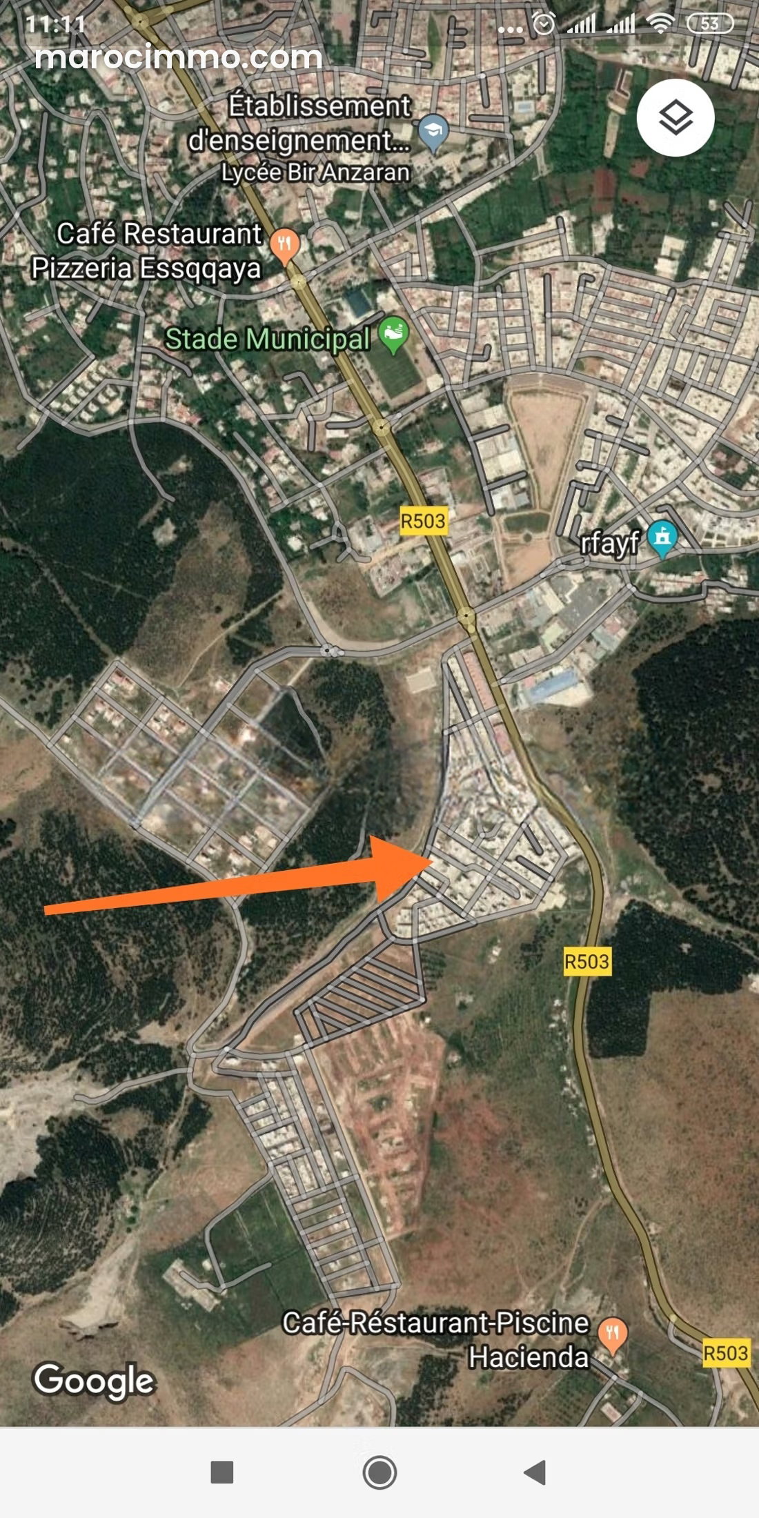 146 m² Commercial Premises in Sefrou, Corner Unit with Dual Frontage — Sefrou