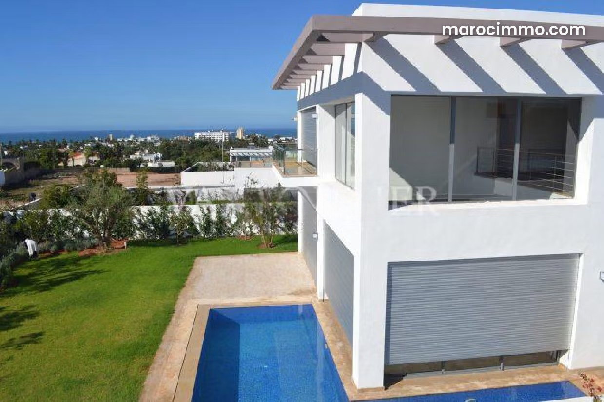 Luxury villa for rent in Anfa, Casablanca with sea views — Casablanca