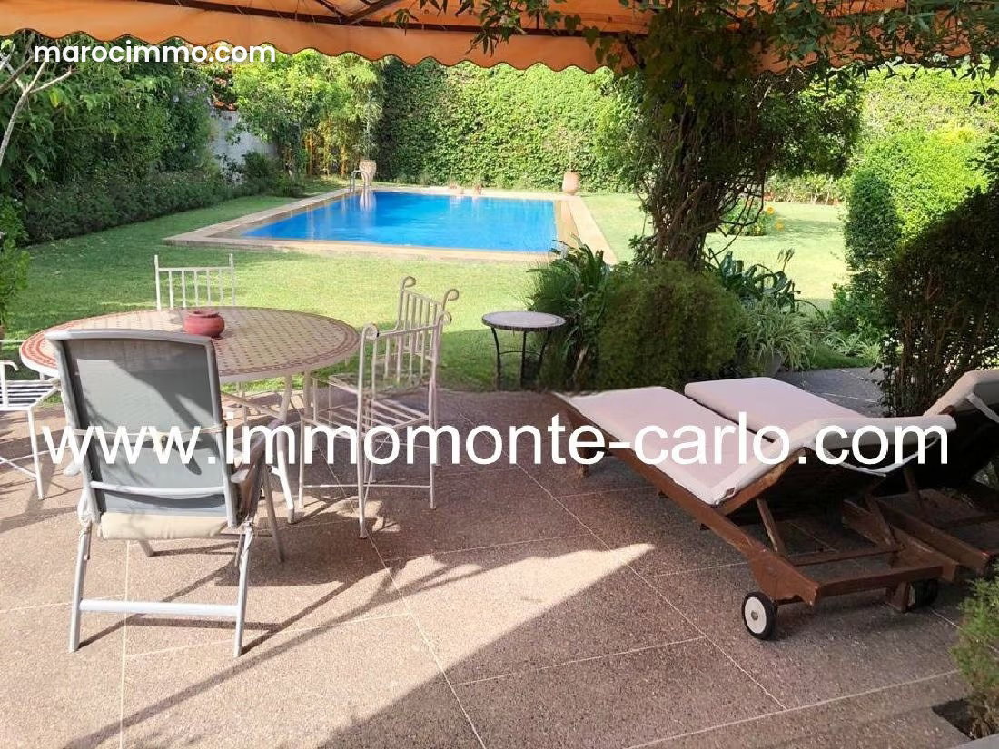 400 m² Villa with Swimming Pool and Mature Garden, Souissi, Rabat — Rabat