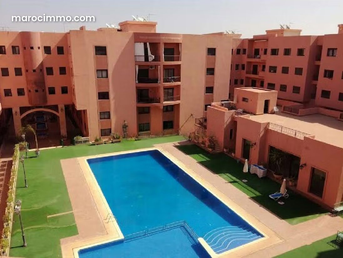4-Room Apartment with Pool and Terrace in Gueliz, Marrakech — Marrakesh