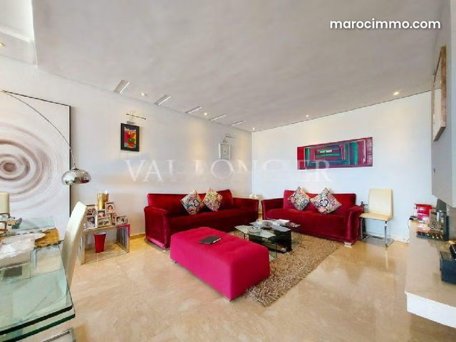 Sublime appartement 3chambres avec terrasse et vue mer en location à Ain Diab — 4
