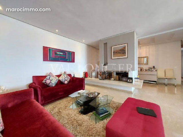 Sublime appartement 3chambres avec terrasse et vue mer en location à Ain Diab — 3