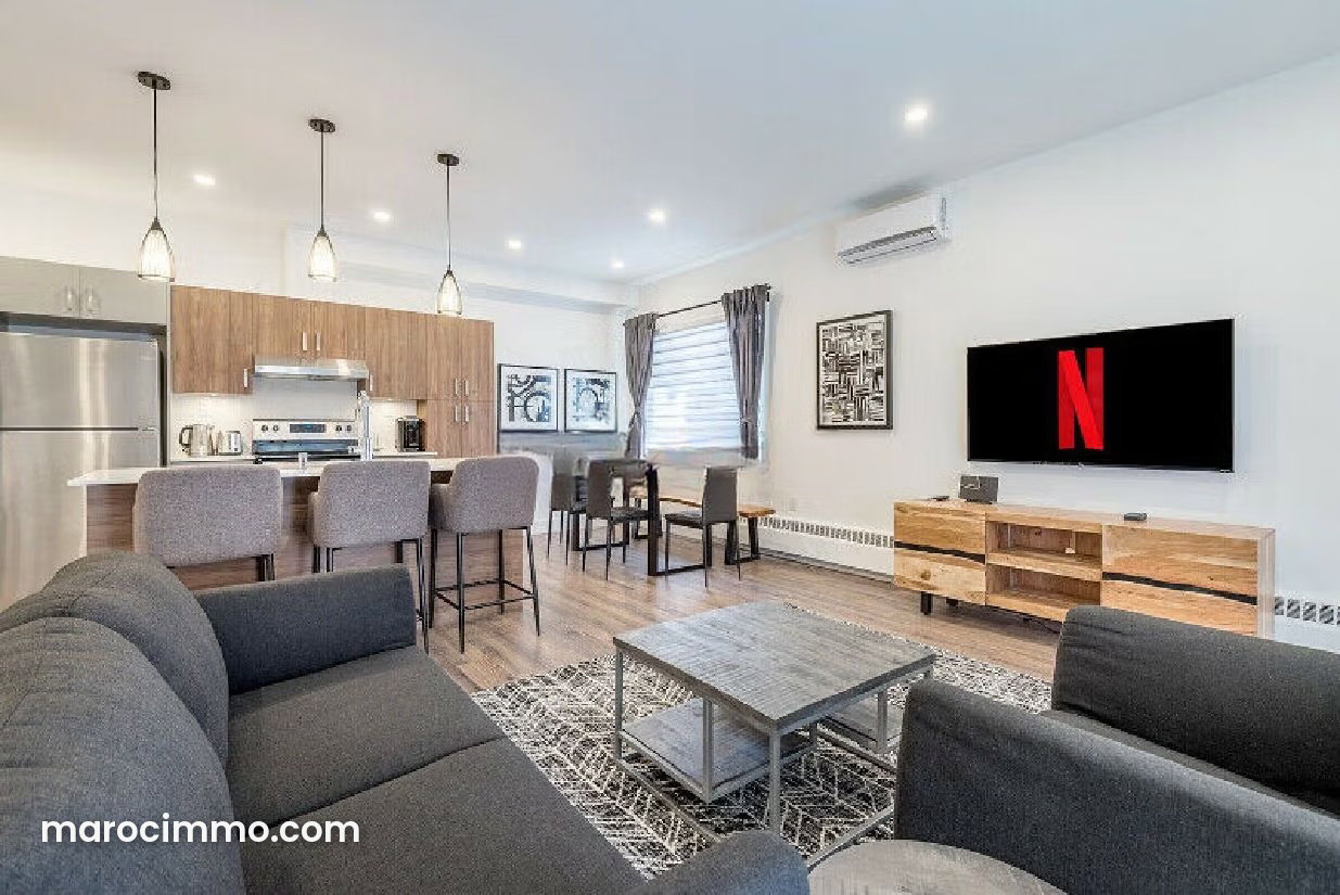 Appartement meublé en location courte durée au Maarif Casablanca — Casablanca