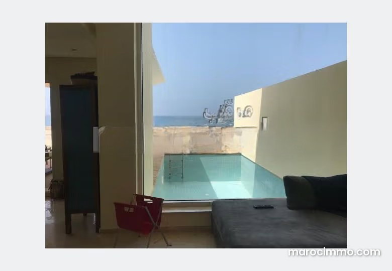 700 sqm sea-view villa with swimming pool, Plage Rose Marae, Skhirat — Skhirat