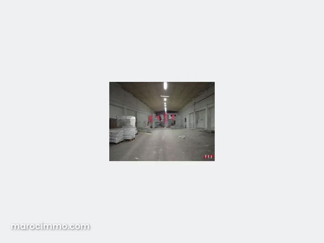 Usine industrielle de 3400 m2 en plein bld chefchaouni Ain Sebaa a la location — Casablanca