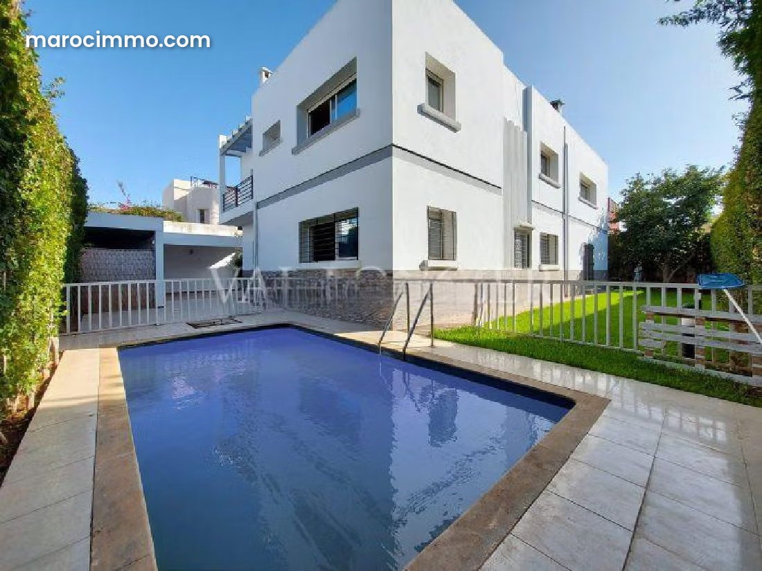 6-Bedroom Villa with Pool and Garden for Rent in Oasis, Casablanca — Casablanca