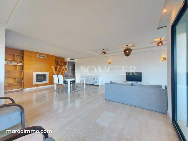 Sublime 210m2 Apartment with Unobstructed View Terrace for Rent in Palmier, Casablanca — 2