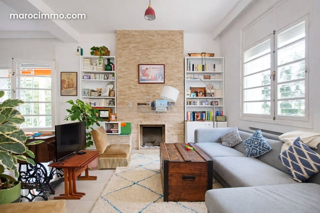 Location très jolie villa plain pied 650m2 3chambres Oasis, casablanca — 4