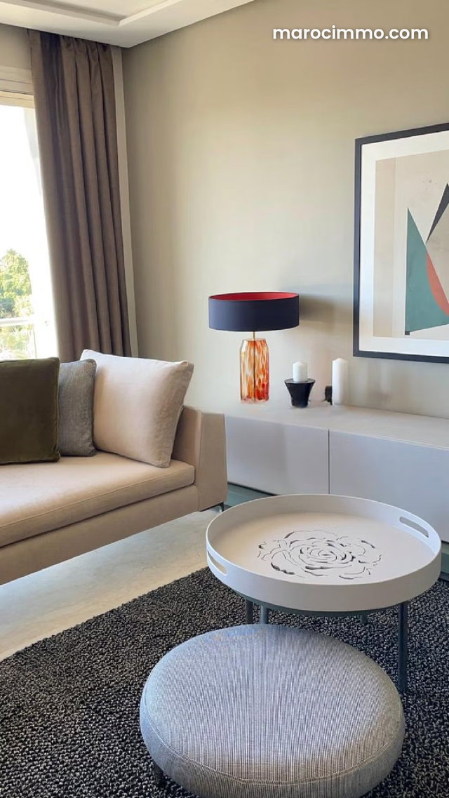 Location d'un appartement à Anfa. 1 chambre. Meublé — 4
