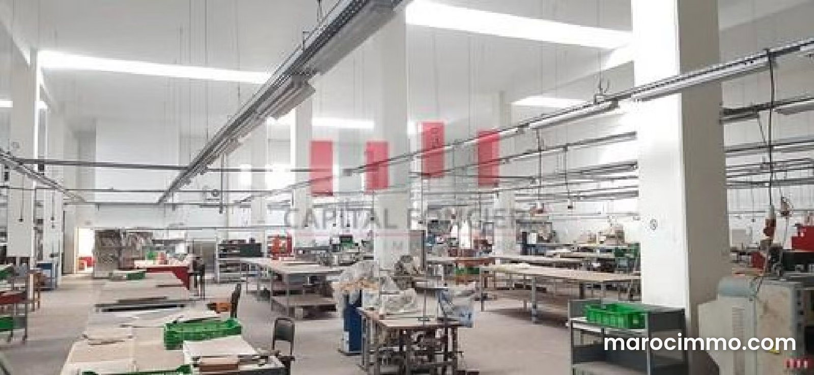 2,500 m² Factory with Offices, Central Bouskoura — Bouskoura