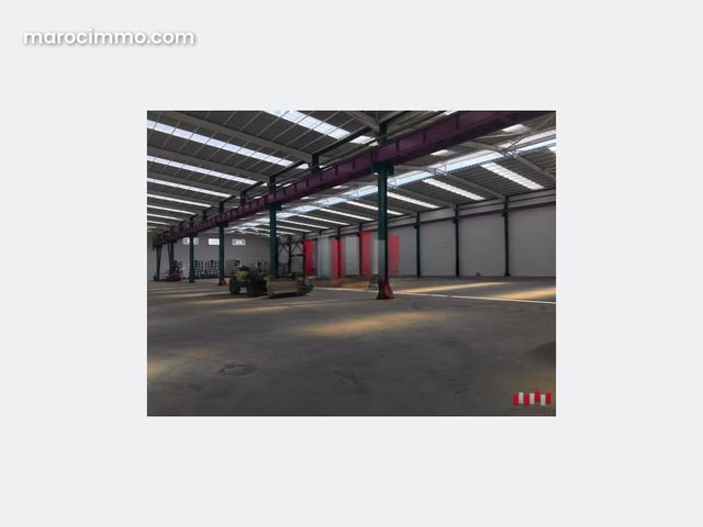Usine industrielle de 4 000 m2 de surface exploitable au sol a Ain Sebaa a la location — 2