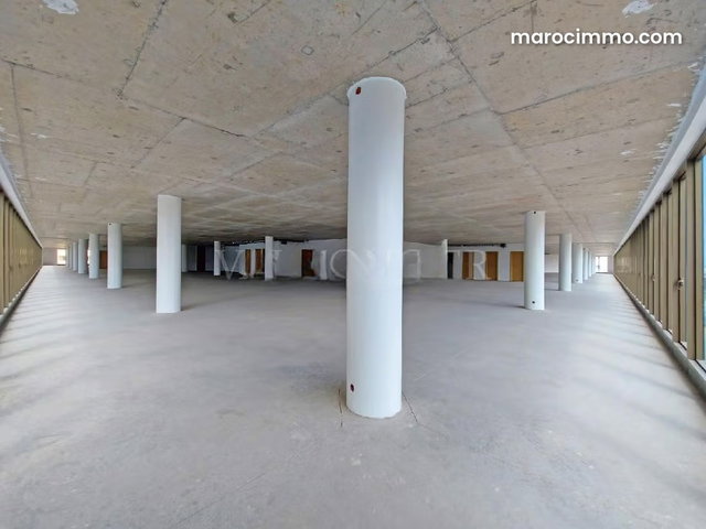 Location plateau bureau brut 1000m2 Sidi Maarouf, Casablanca — 3