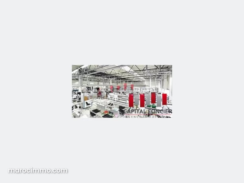 Unité industrielle en plein bld mly ismail ain sebaa de 3000m2 a la vente idéal pour showroom ou usine industrielle