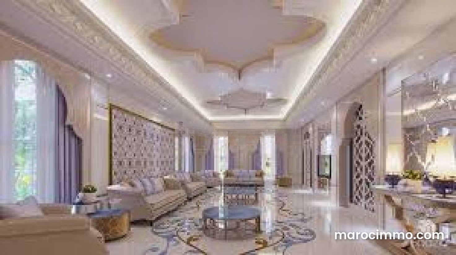 Villa d'exception aux Ambassadeurs, quartier Souissi à Rabat — Rabat