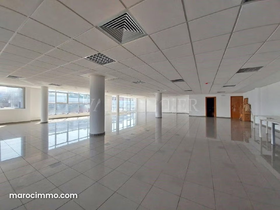 Location bureau de 280m2 Sidi Maarouf, Casablanca