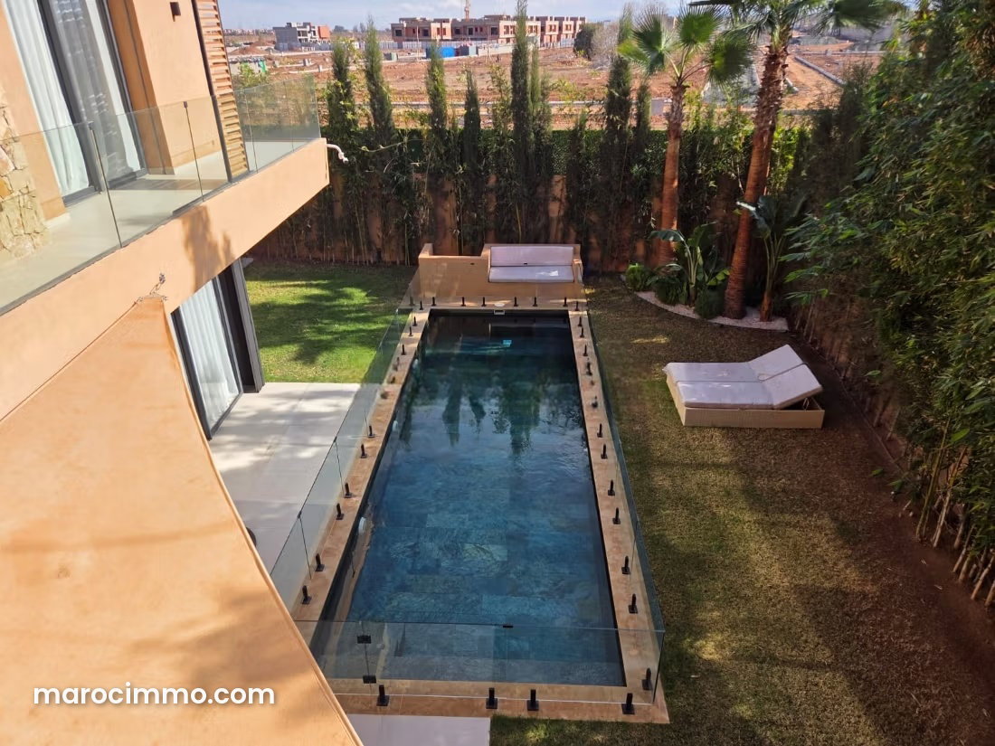 Villa contemporaine avec piscine, Route d'Amezmiz, Marrakech — Marrakech