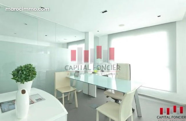 Plateau de bureau premium de 300 m2 de surface utile a maarif a la location — 5