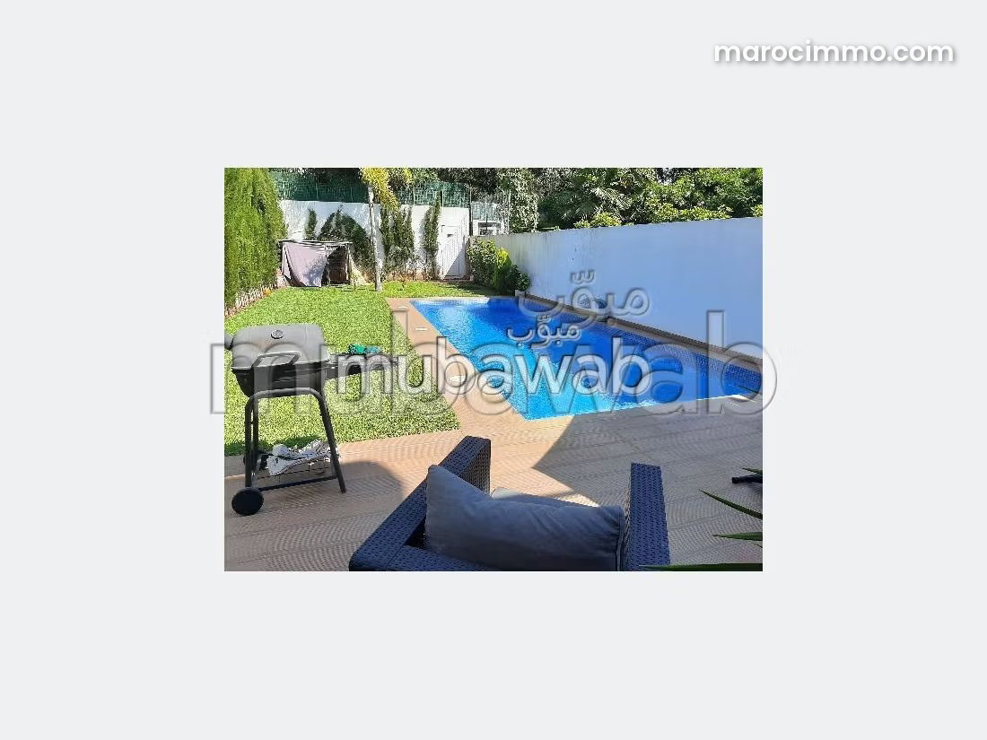 550 m² Villa with Swimming Pool and Garden, Central Bouskoura — Bouskoura