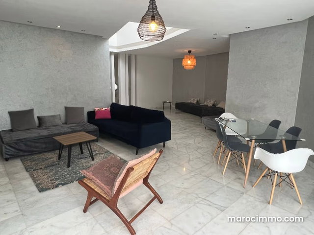 Un Prestigious Unfurnished Villa for Rent in Bouskoura — 2