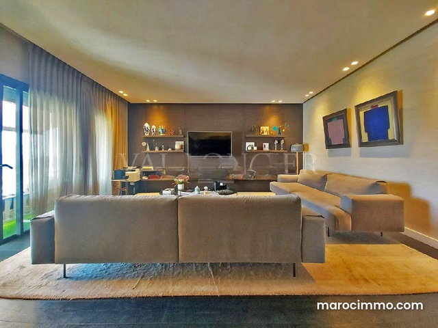 Location superbe appartement 3chambres avec terrasse étage élevé CFC, Casablanca — 3