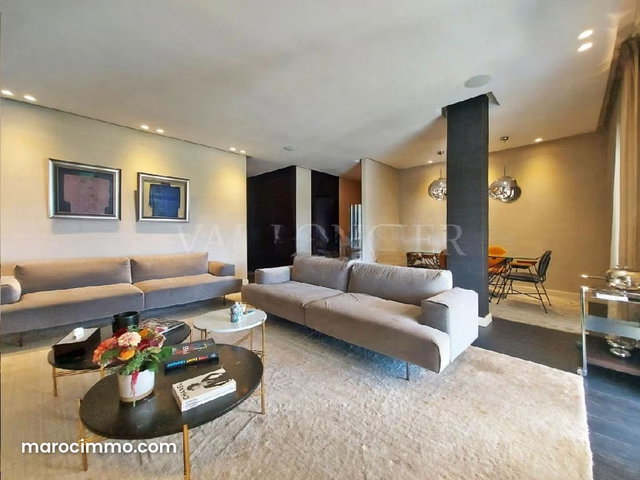 Location superbe appartement 3chambres avec terrasse étage élevé CFC, Casablanca — 2