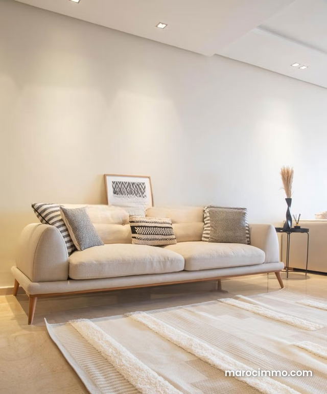 Sublime appartement 3 chambres à louer à Ain Diab — Casablanca