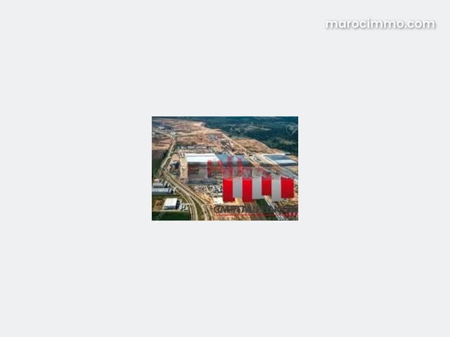Terrain industriel de 13 000 m2 a oulad saleh bouskoura a la vente en plein bld — Bouskoura