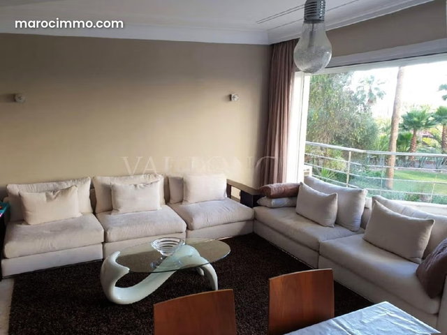 Location superbe appartement 3chambres avec terrasse vue mer Ain Diab, casablanca — 3