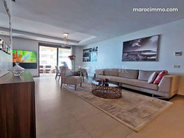 Location Sublime appartement meublé 176m2 vue sur mer Marina, Casablanca — 3
