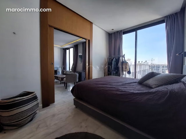Vente très beau studio meublé avec grande terrasse Ferme Bretone, Casablanca — 2