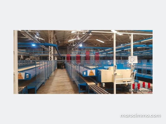 Usine industrielle de 10 000 m2 de surface couverte a Ain sebaa a la location — 3